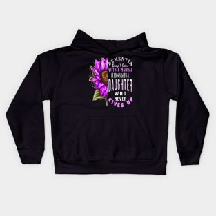 Dementia Doesn't Come With a Manual It Comes With a Daughter Kids Hoodie